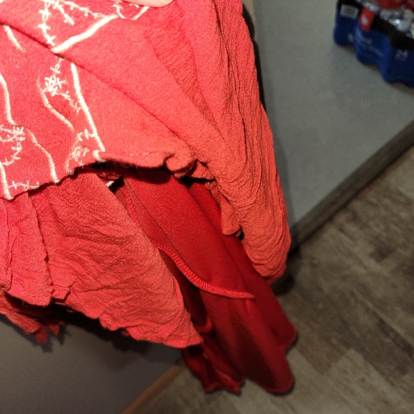 Red roolee midi dress, small - Picture 3 of 6